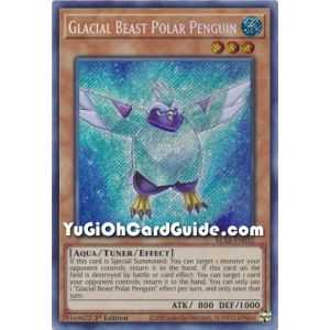 Glacial Beast Polar Penguin (Secret Rare) – Battles of Legend Armageddon | Carta YUGIOH en México