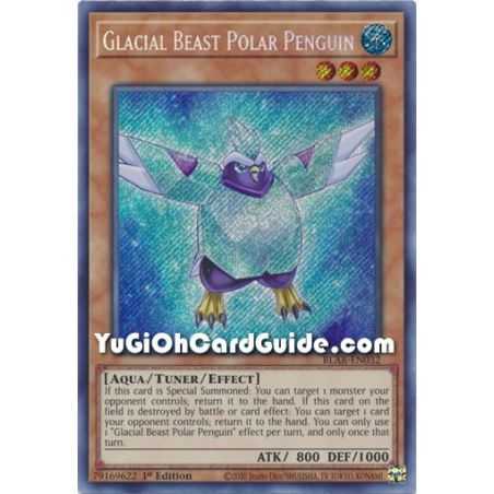 Glacial Beast Polar Penguin (Secret Rare) – Battles of Legend Armageddon | Carta YUGIOH en México