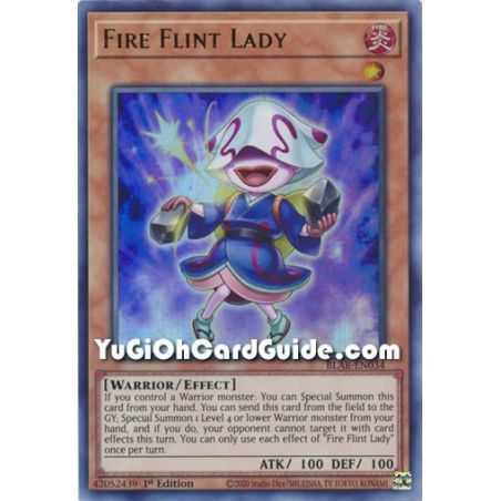 Fire Flint Lady (Ultra Rare) – Battles of Legend Armageddon | Carta YUGIOH en México