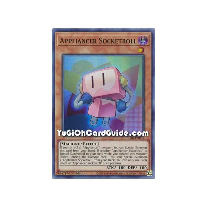 Appliancer Socketroll (Ultra Rare) – Battles of Legend Armageddon | Carta YUGIOH en México
