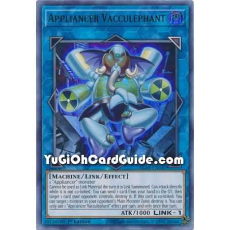 Appliancer Vacculephant (Ultra Rare) – Battles of Legend Armageddon | Carta YUGIOH en México