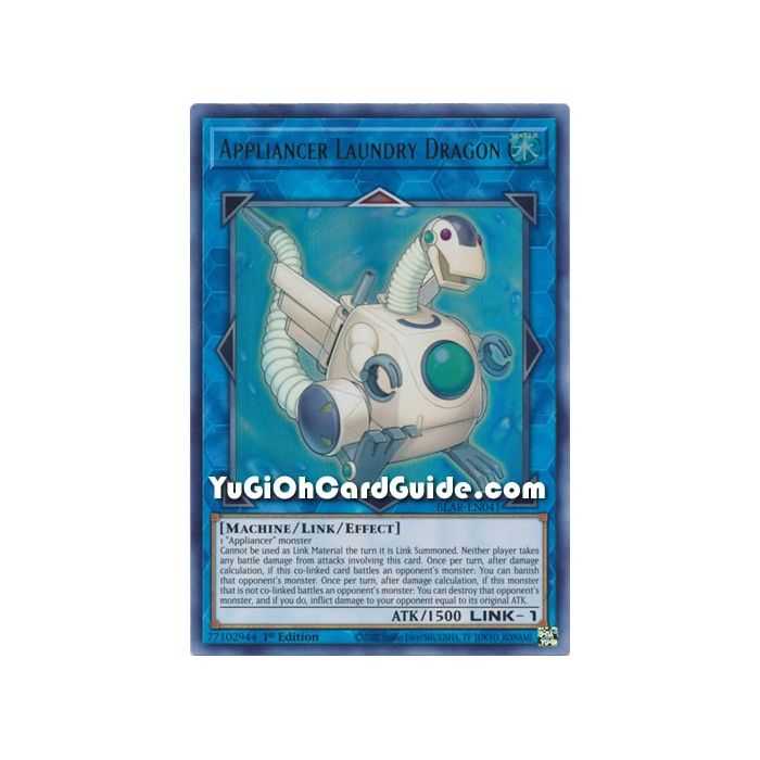 Appliancer Laundry Dragon (Ultra Rare) – Battles of Legend Armageddon | Carta YUGIOH en México