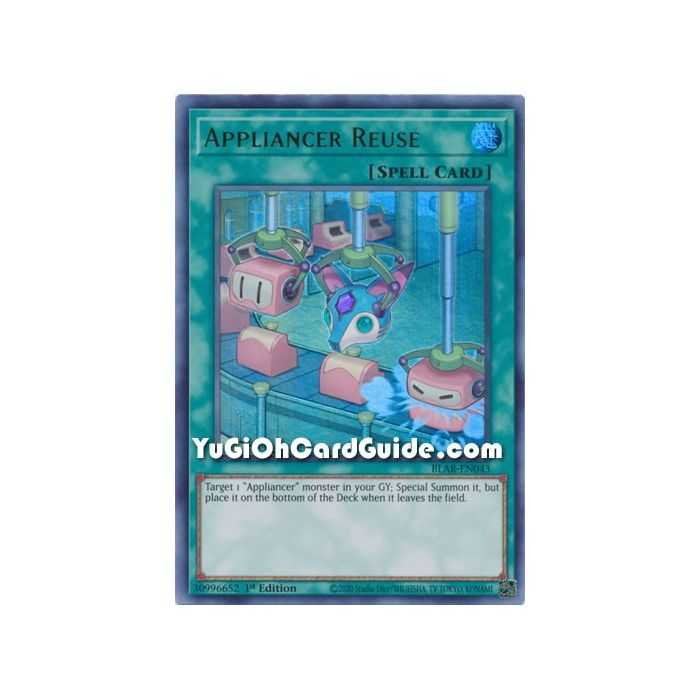 Appliancer Reuse (Ultra Rare) – Battles of Legend Armageddon | Carta YUGIOH en México