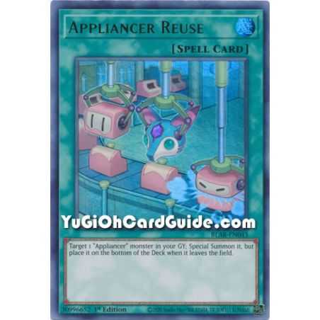 Appliancer Reuse (Ultra Rare) – Battles of Legend Armageddon | Carta YUGIOH en México