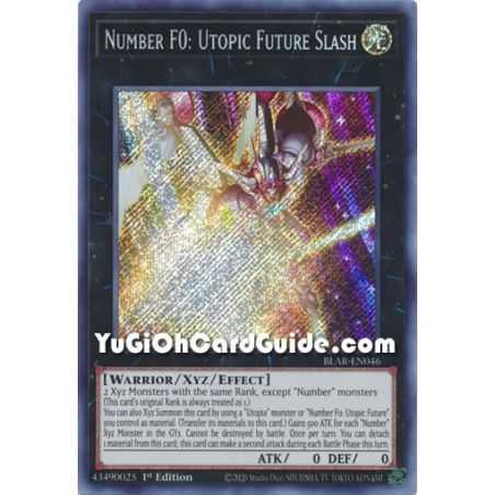 Number F0: Utopic Future Slash (Secret Rare) – Battles of Legend Armageddon | Carta YUGIOH en México