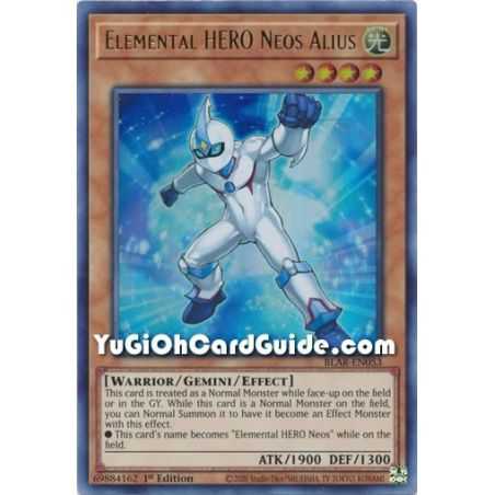 Elemental HERO Neos Alius (Ultra Rare) – Battles of Legend Armageddon | Carta YUGIOH en México