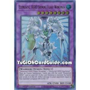 Elemental HERO Shining Flare Wingman (Ultra Rare) – Battles of Legend Armageddon | Carta YUGIOH en México