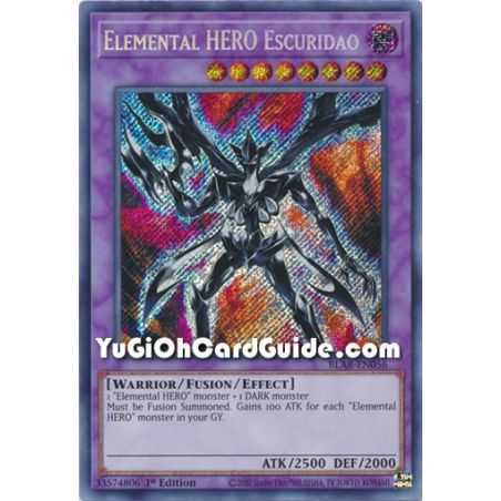 Elemental HERO Escuridao (Secret Rare) – Battles of Legend Armageddon | Carta YUGIOH en México