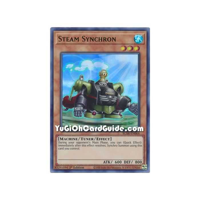 Steam Synchron (Ultra Rare) – Battles of Legend Armageddon | Carta YUGIOH en México