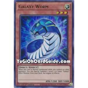 Galaxy Worm (Ultra Rare) – Battles of Legend Armageddon | Carta YUGIOH en México