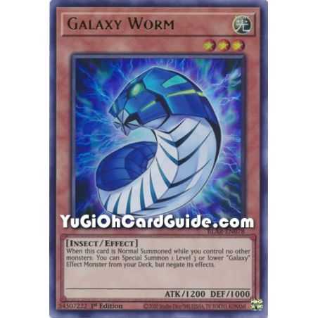 Galaxy Worm (Ultra Rare) – Battles of Legend Armageddon | Carta YUGIOH en México