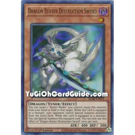 Dragon Buster Destruction Sword (Ultra Rare) – Battles of Legend Armageddon | Carta YUGIOH en México