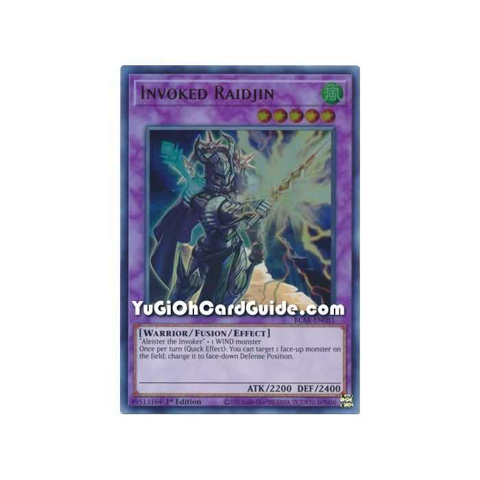 Invoked Raidjin (Ultra Rare) – Battles of Legend Armageddon | Carta YUGIOH en México
