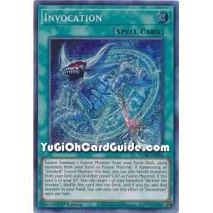 Invocation (Secret Rare) – Battles of Legend Armageddon | Carta YUGIOH en México