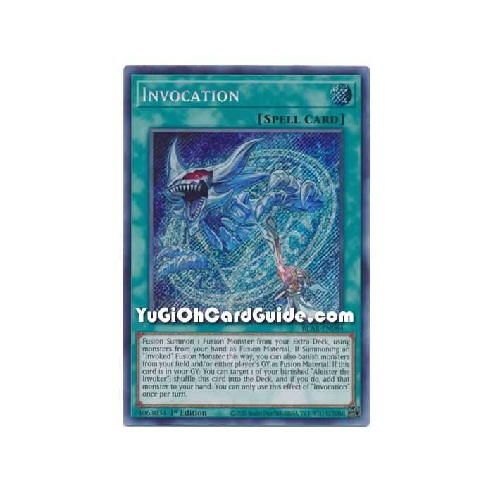 Invocation (Secret Rare) – Battles of Legend Armageddon | Carta YUGIOH en México