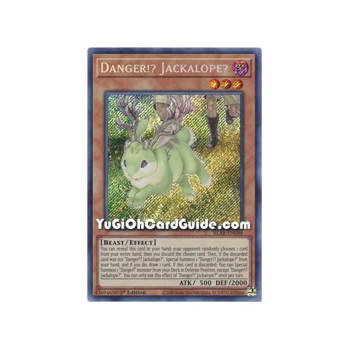 Danger!? Jackalope? (Secret Rare) – Battles of Legend Armageddon | Carta YUGIOH en México