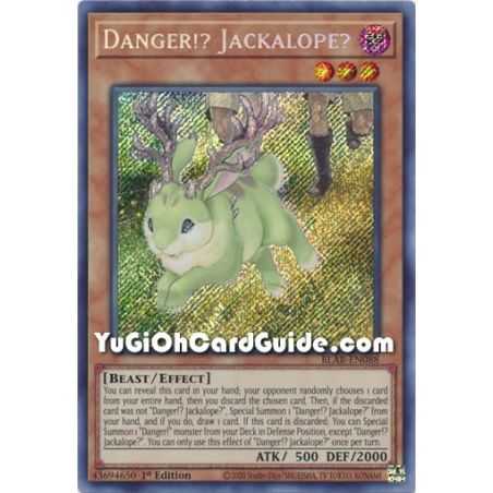 Danger!? Jackalope? (Secret Rare) – Battles of Legend Armageddon | Carta YUGIOH en México