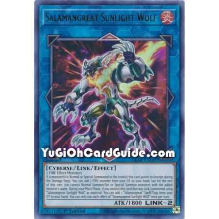 Salamangreat Sunlight Wolf (Ultra Rare) – Battles of Legend Armageddon | Carta YUGIOH en México