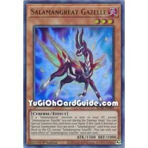 Salamangreat Gazelle (Ultra Rare) – Battles of Legend Armageddon | Carta YUGIOH en México
