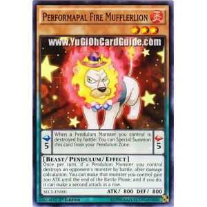 Performapal Fire Mufflerlion (Common) – Secrets of Eternity | Carta YUGIOH en México