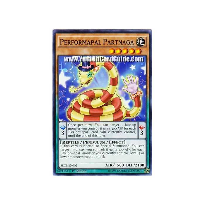 Performapal Partnaga (Common) – Secrets of Eternity | Carta YUGIOH en México