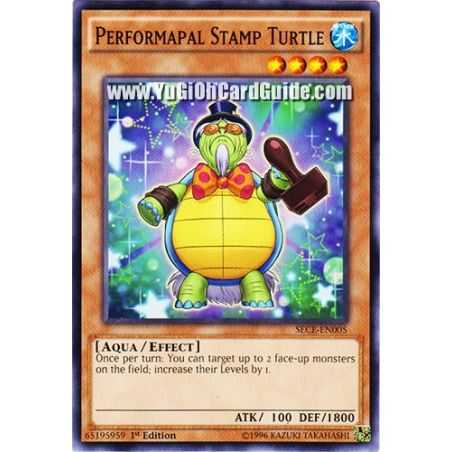 Performapal Stamp Turtle (Common) – Secrets of Eternity | Carta YUGIOH en México