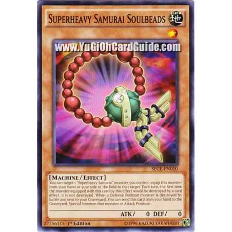 Superheavy Samurai Soulbeads (Common) – Secrets of Eternity | Carta YUGIOH en México