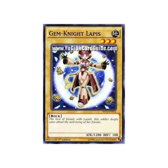 Gem - Knight Lapis (Common) – Secrets of Eternity | Carta YUGIOH en México