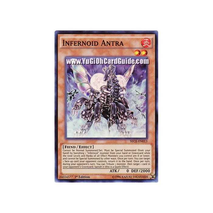 Infernoid Antra (Super Rare) – Secrets of Eternity | Carta YUGIOH en México