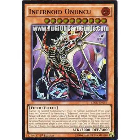 Infernoid Onuncu (Secret Rare) – Secrets of Eternity | Carta YUGIOH en México