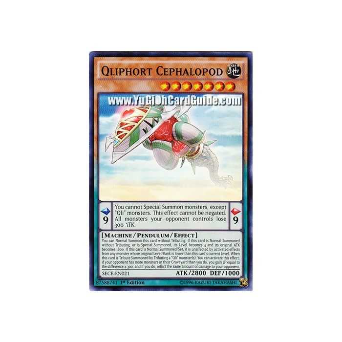 Qliphort Cephalopod (Super Rare) – Secrets of Eternity | Carta YUGIOH en México