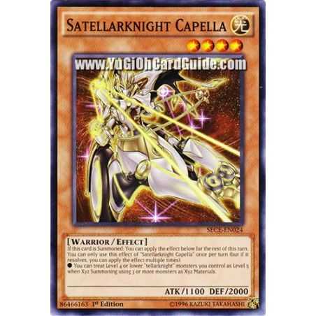 Satellarknight Capella (Common) – Secrets of Eternity | Carta YUGIOH en México