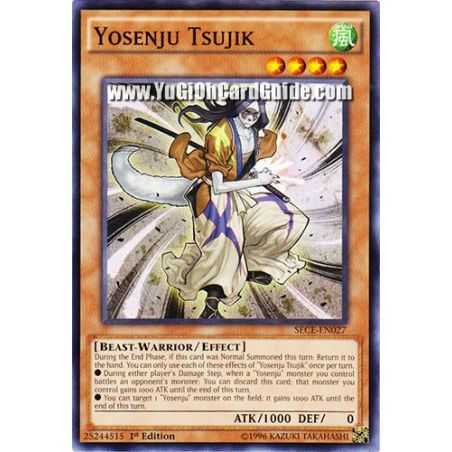Yosenju Tsujik (Common) – Secrets of Eternity | Carta YUGIOH en México