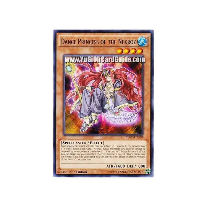 Dance Princess of the Nekroz (Rare) – Secrets of Eternity | Carta YUGIOH en México