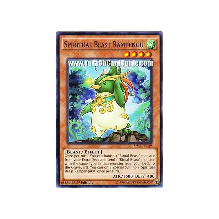 Spiritual Beast Rampengu (Common) – Secrets of Eternity | Carta YUGIOH en México