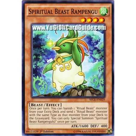 Spiritual Beast Rampengu (Common) – Secrets of Eternity | Carta YUGIOH en México
