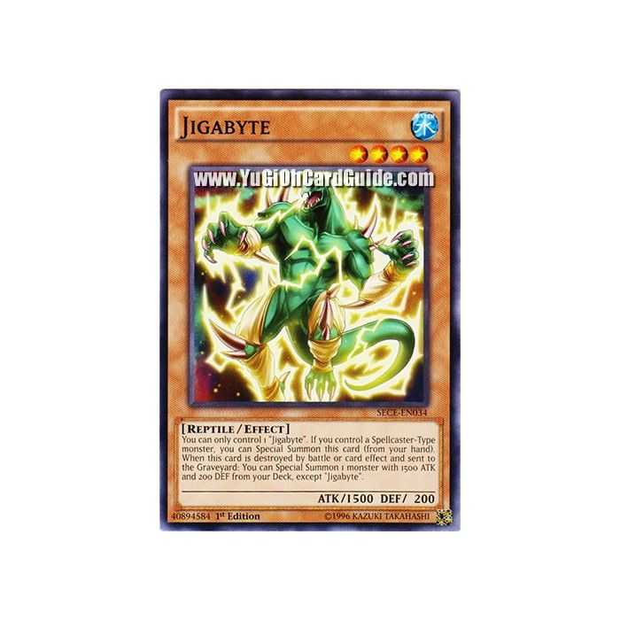 Jigabyte (Common) – Secrets of Eternity | Carta YUGIOH en México
