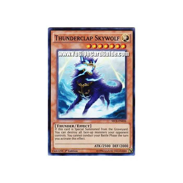Thunderclap Skywolf (Super Rare) – Secrets of Eternity | Carta YUGIOH en México