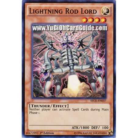 Lightning Rod Lord (Super Rare) – Secrets of Eternity | Carta YUGIOH en México