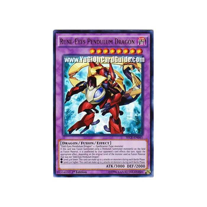 Rune-Eyes Pendulum Dragon (Ultra Rare) – Secrets of Eternity | Carta YUGIOH en México