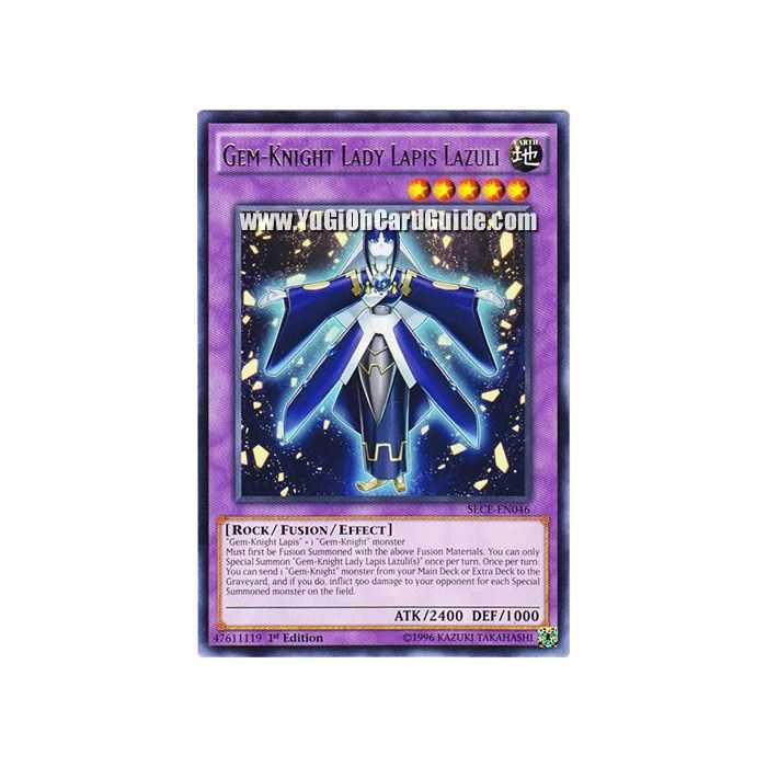 Gem - Knight Lady Lapis Lazuli (Rare) – Secrets of Eternity | Carta YUGIOH en México