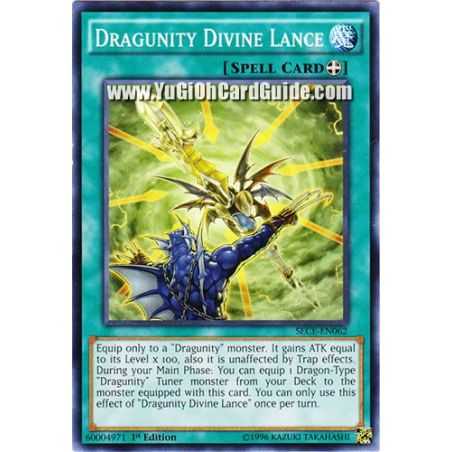 Dragunity Divine Lance (Common) – Secrets of Eternity | Carta YUGIOH en México