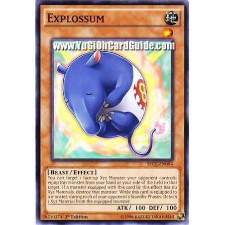 Explossum – Secrets of Eternity | Carta YUGIOH en México