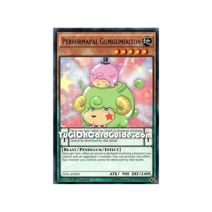 Performapal Gumgumouton (Rare) – The Dark Illusion | Carta YUGIOH en México