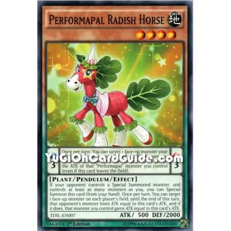 Performapal Radish Horse (Common) – The Dark Illusion | Carta YUGIOH en México