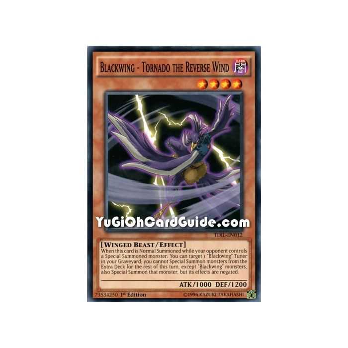 Blackwing - Tornado the Reverse Wind (Common) – The Dark Illusion | Carta YUGIOH en México