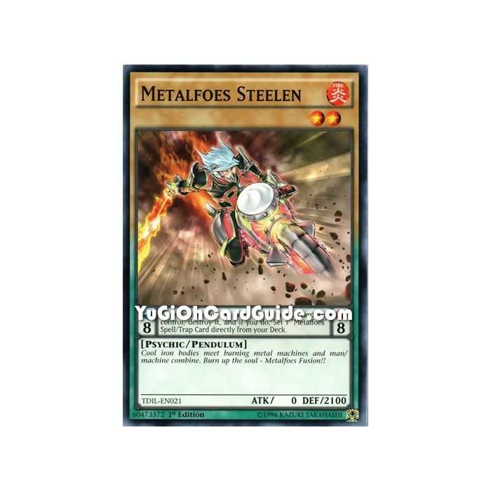Metalfoes Steelen (Common) – The Dark Illusion | Carta YUGIOH en México