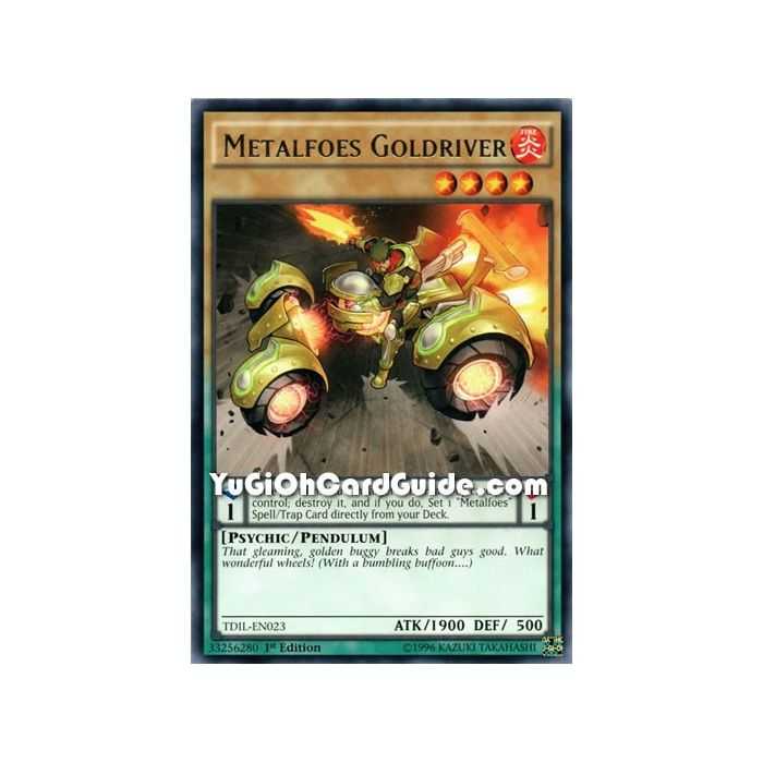 Metalfoes Goldriver (Rare) – The Dark Illusion | Carta YUGIOH en México