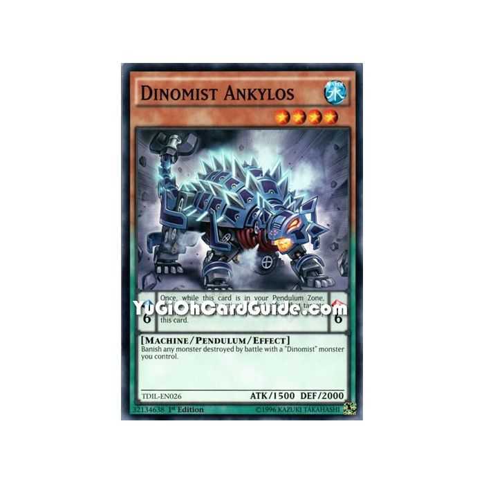 Dinomist Ankylos (Common) – The Dark Illusion | Carta YUGIOH en México