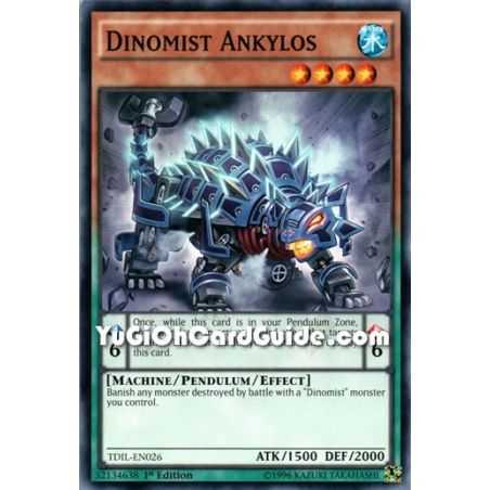 Dinomist Ankylos (Common) – The Dark Illusion | Carta YUGIOH en México